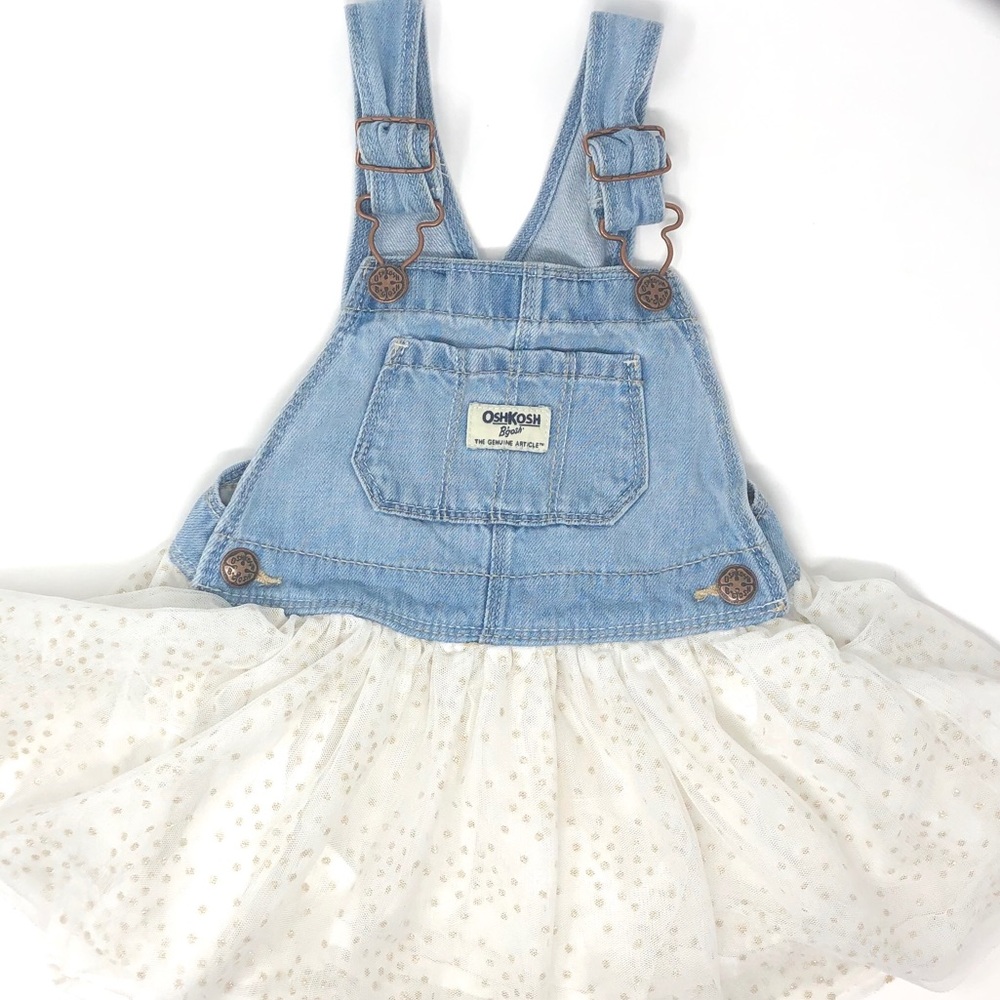 Toddler girls overall tutu dress